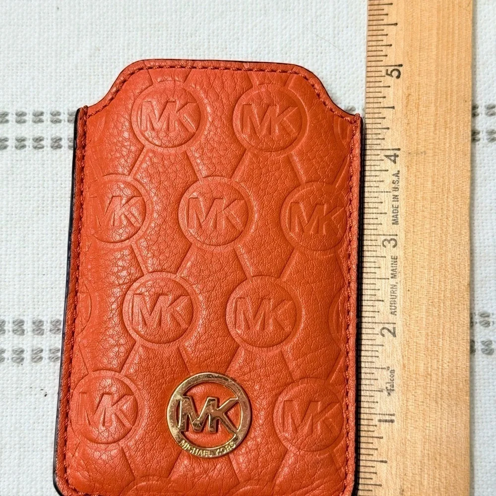 Michael Kors Leather Orange Sleeve
